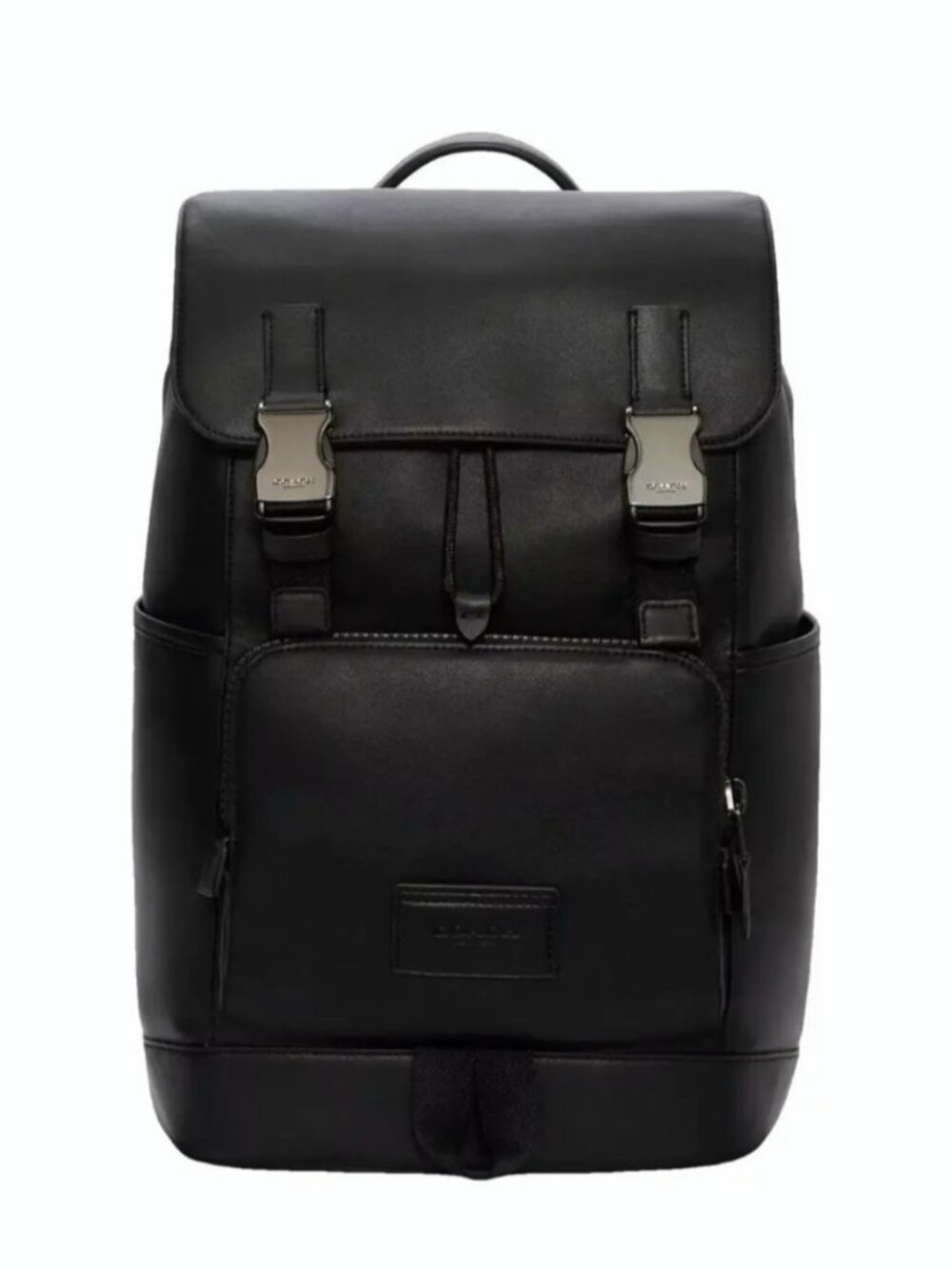 Coach Track Men's Black Leather Backpack C2710